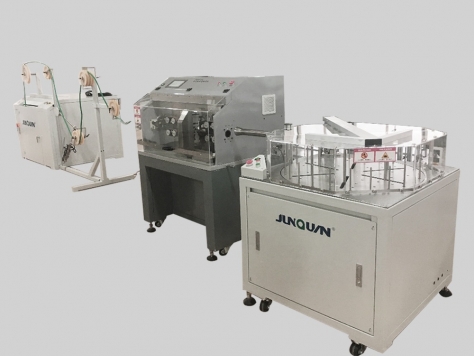 線纜裁剝機ZDBX-35+自動送線器PF-6K+自動收線器BS-80